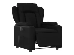 Poltrona* Poltrona Confortável | Poltrona reclinável elétrica couro artificial SHL471340 Preto
