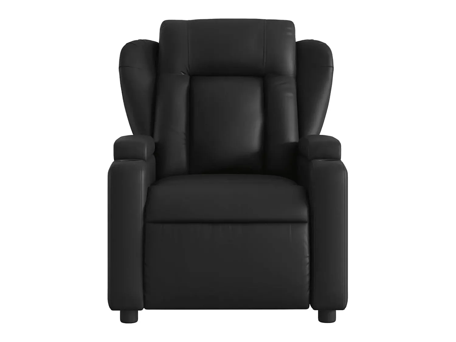 Poltrona* Poltrona Confortável | Poltrona reclinável elétrica couro artificial SHL471340 Preto