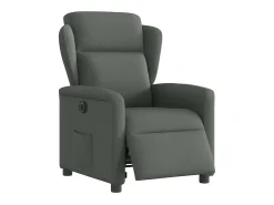 Poltrona* Poltrona Confortável | Poltrona reclinável elétrica tecido cinzento-escuro SHL303709 Cinza antracite