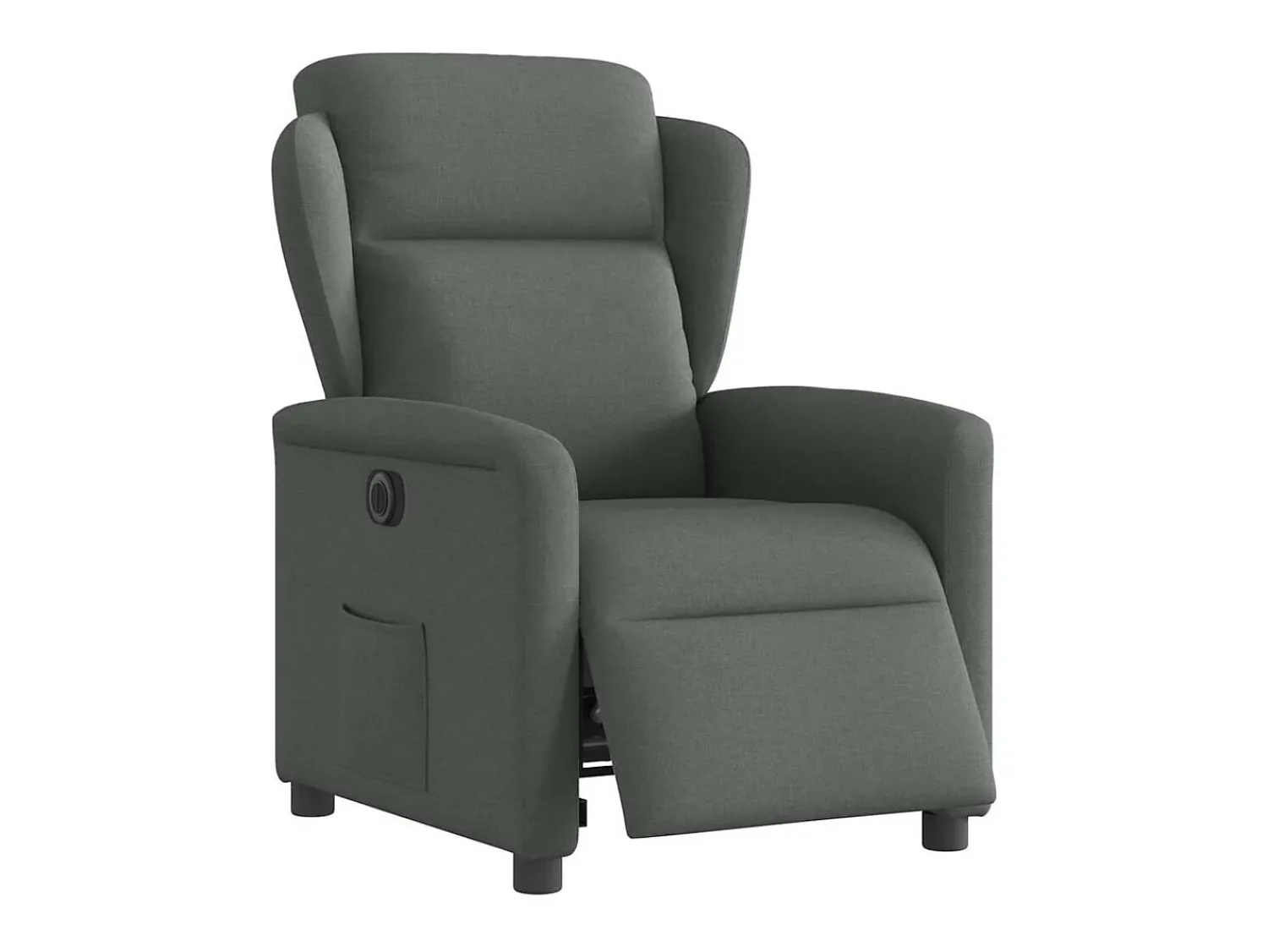 Poltrona* Poltrona Confortável | Poltrona reclinável elétrica tecido cinzento-escuro SHL303709 Cinza antracite