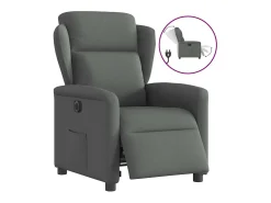 Poltrona* Poltrona Confortável | Poltrona reclinável elétrica tecido cinzento-escuro SHL303709 Cinza antracite