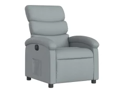 Poltrona| Poltrona Confortável | Poltrona reclinável elétrica tecido -claro SHL587418 Cinzento