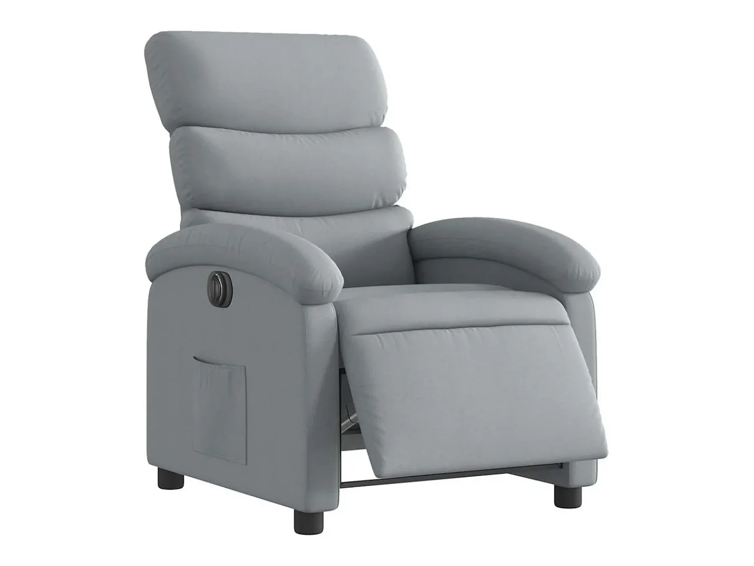 Poltrona| Poltrona Confortável | Poltrona reclinável elétrica tecido -claro SHL587418 Cinzento
