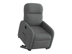 Poltrona Confortável | Poltrona reclinável elevatória elétrica tecido cinzento-escuro SHL578940^ Poltrona