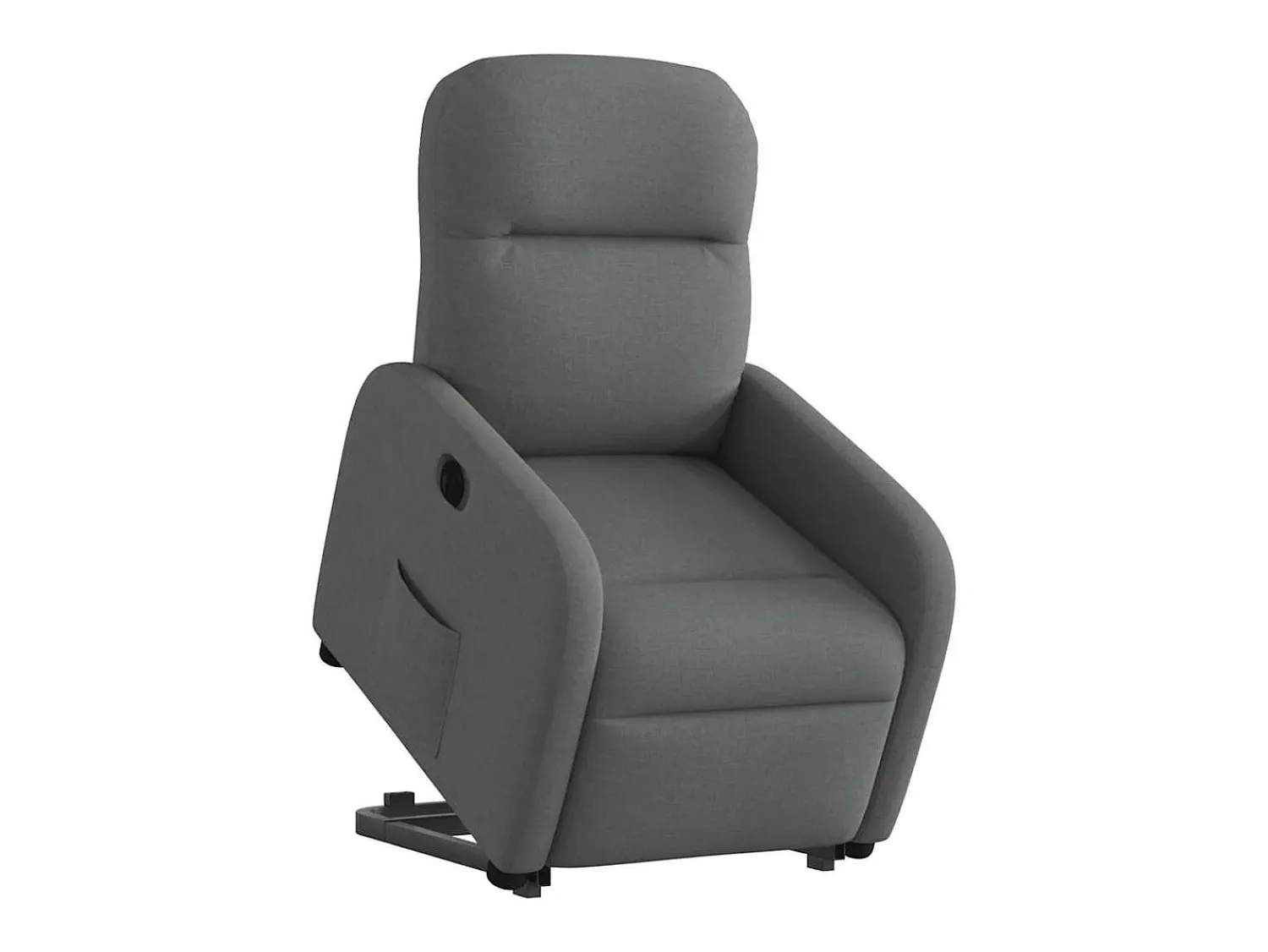 Poltrona Confortável | Poltrona reclinável elevatória elétrica tecido cinzento-escuro SHL578940^ Poltrona