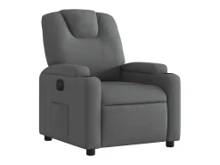 Hot Poltrona Confortável | Poltrona reclinável elétrica tecido cinzento-escuro SHL672699 Cinza antracite