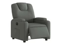 Hot Poltrona Confortável | Poltrona reclinável elétrica tecido cinzento-escuro SHL672699 Cinza antracite