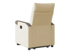 Poltrona* Poltrona Confortável | Poltrona reclinável elevatória elétrica tecido cor SHL776034 Creme