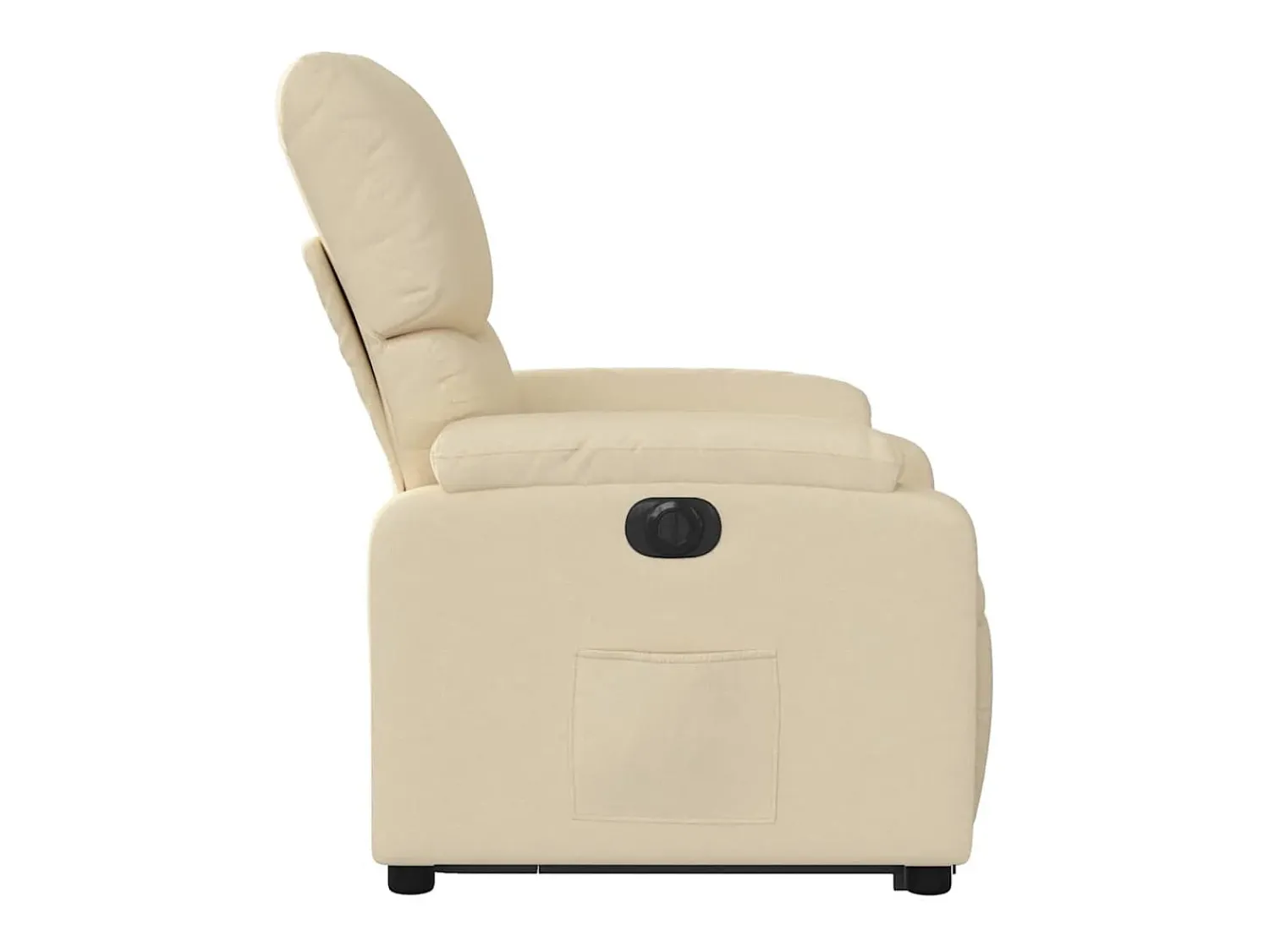 Sale Poltrona Confortável | Poltrona reclinável elevatória elétrica tecido cor SHL298009 Creme