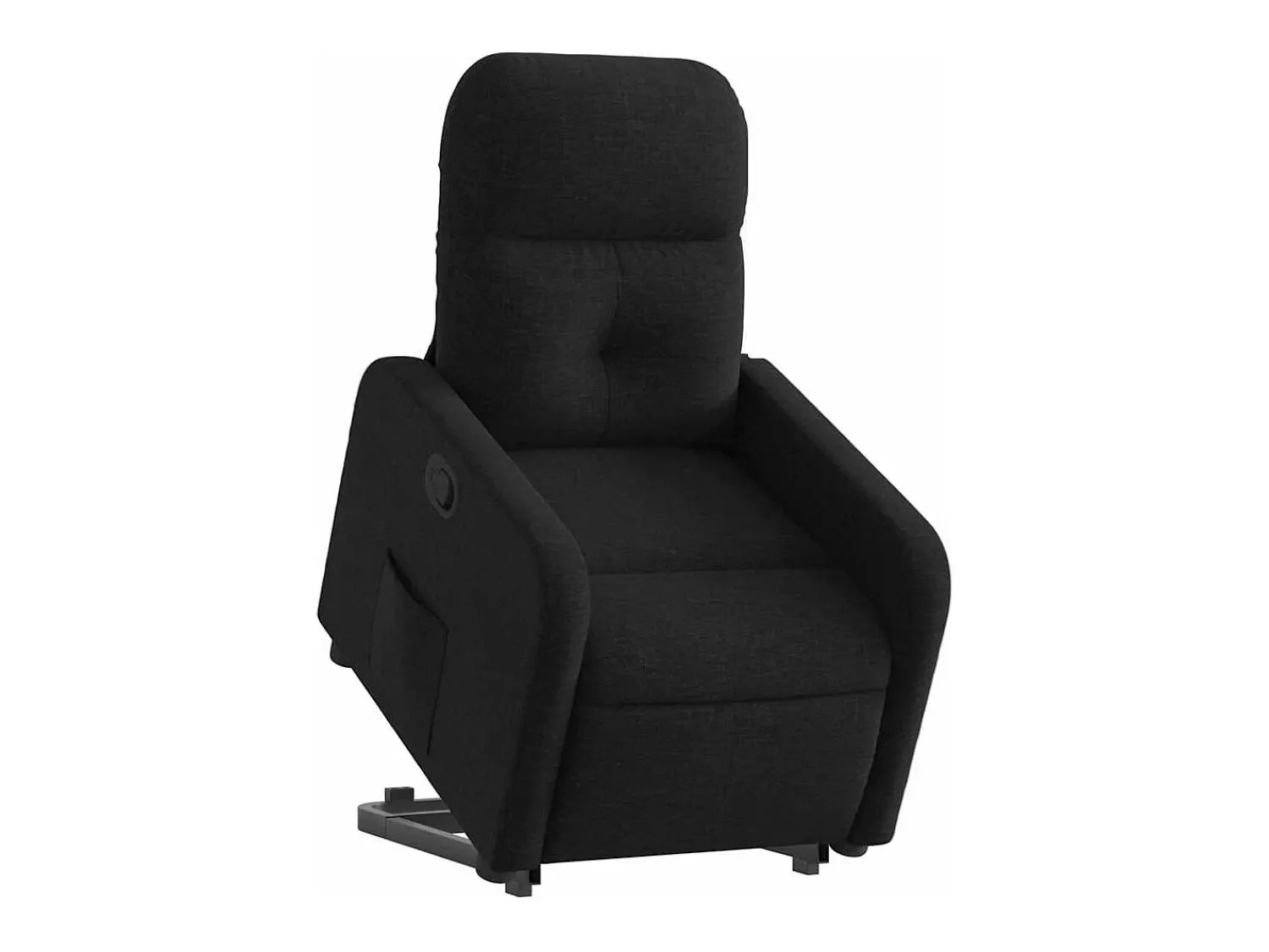 Poltrona* Poltrona Confortável | Poltrona reclinável elevatória tecido SHL25017 Preto
