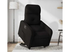 Poltrona* Poltrona Confortável | Poltrona reclinável elevatória tecido SHL25017 Preto