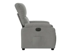 Poltrona* Poltrona Confortável | Poltrona reclinável elétrica tecido de microfibra cinza-claro SHL883788 Cinzento