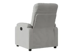 Poltrona* Poltrona Confortável | Poltrona reclinável elétrica tecido de microfibra cinza-claro SHL883788 Cinzento