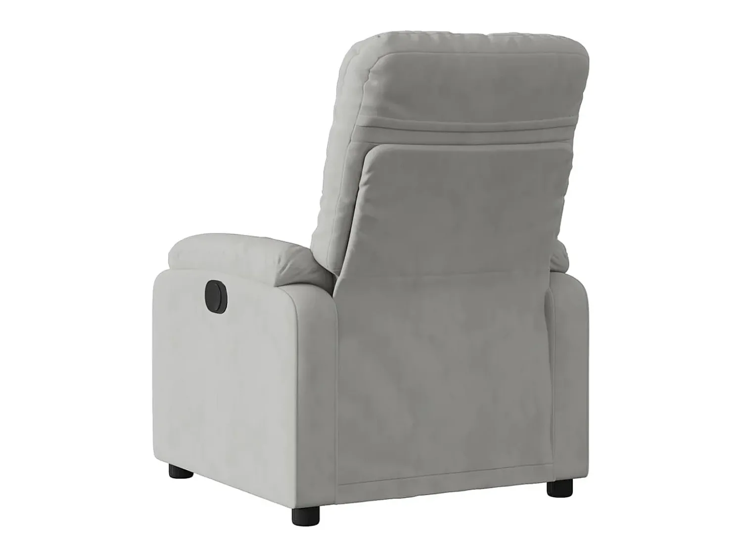 Poltrona* Poltrona Confortável | Poltrona reclinável elétrica tecido de microfibra cinza-claro SHL883788 Cinzento