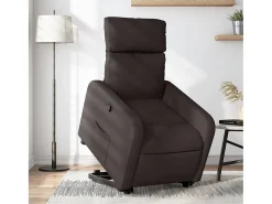 Poltrona* Poltrona Confortável | Poltrona reclinável elevatória tecido -escuro SHL698023 Castanho