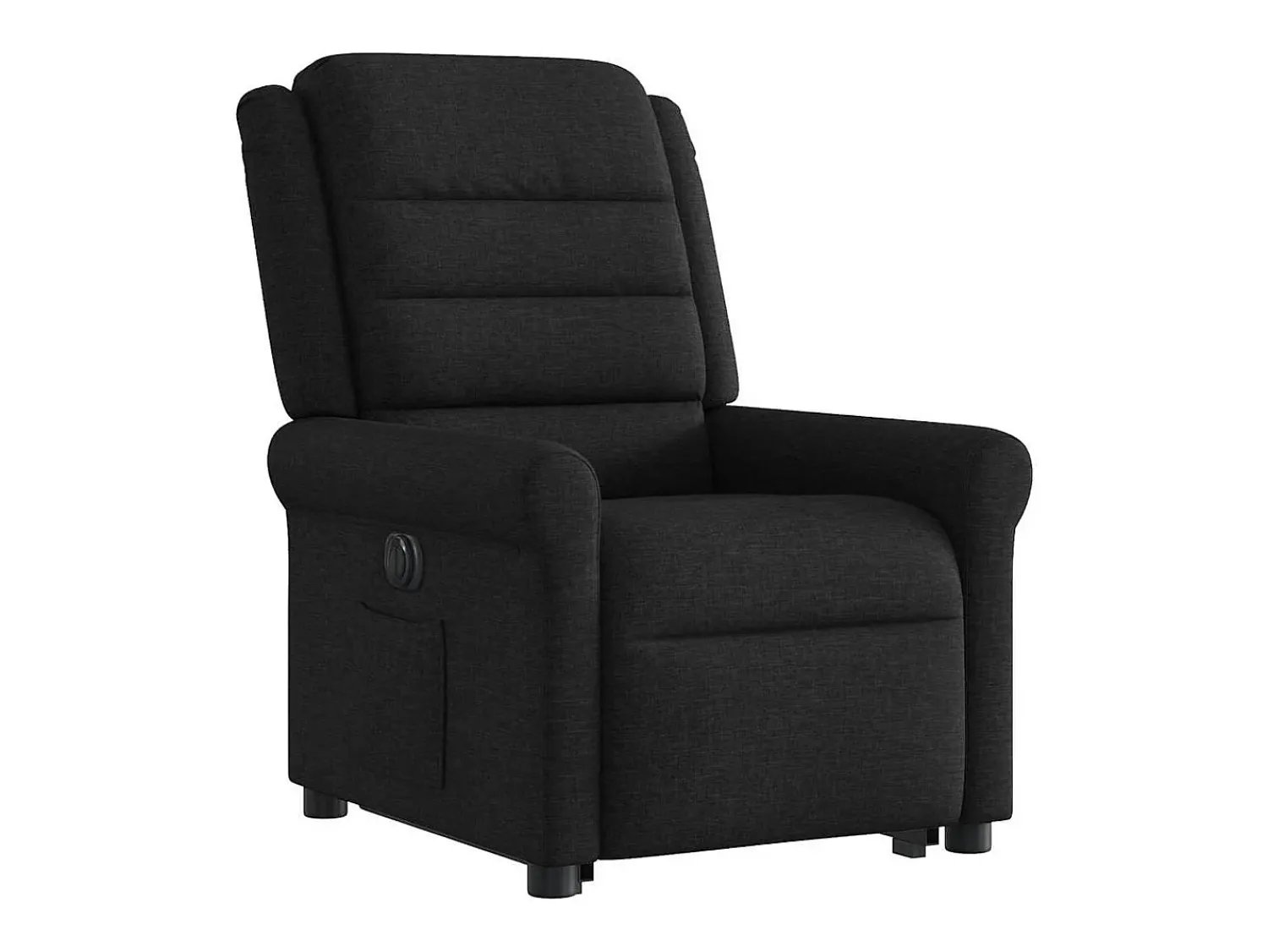 Poltrona* Poltrona Confortável | Poltrona reclinável elevatória elétrica tecido SHL744129 Preto