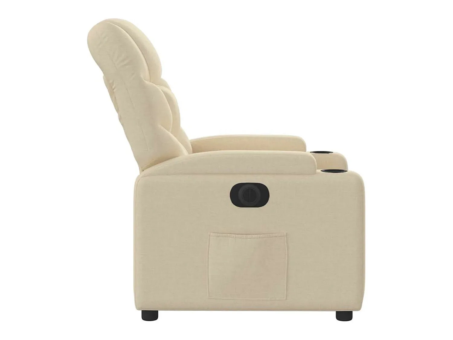 Sale Poltrona Confortável | Poltrona reclinável elétrica tecido cor SHL10323 Creme