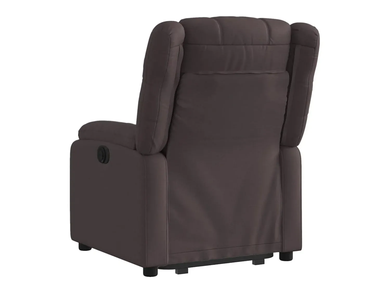 Poltrona| Poltrona Confortável | Poltrona reclinável elevatória tecido -escuro SHL82096 Castanho