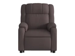 Poltrona| Poltrona Confortável | Poltrona reclinável elevatória tecido -escuro SHL82096 Castanho