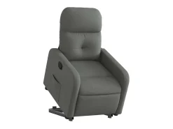 Poltrona| Poltrona Confortável | Poltrona reclinável elevatória tecido cinzento-escuro SHL561540 Cinza antracite