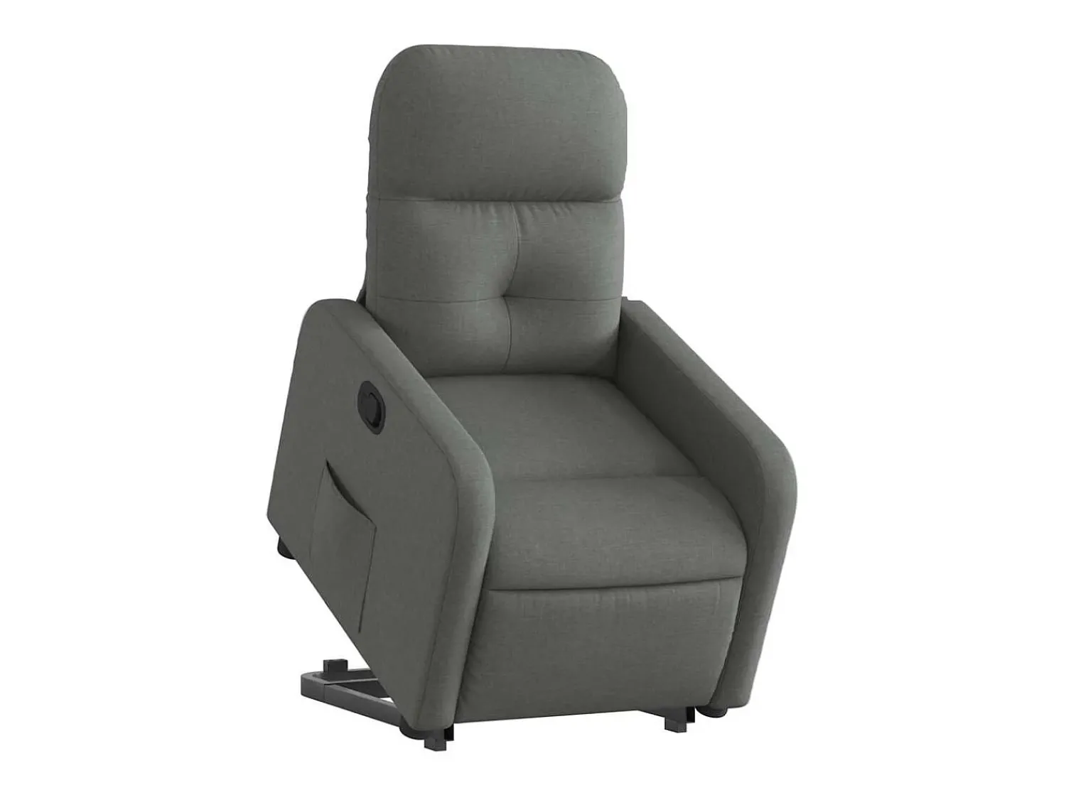 Poltrona| Poltrona Confortável | Poltrona reclinável elevatória tecido cinzento-escuro SHL561540 Cinza antracite