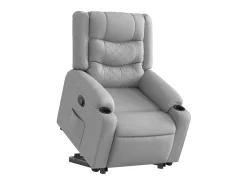 Poltrona Confortável | Poltrona reclinável elevatória tecido -claro SHL350806^ Poltrona