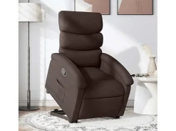 Poltrona* Poltrona Confortável | Poltrona reclinável elevatória tecido -escuro SHL895508 Castanho