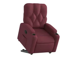 Poltrona* Poltrona Confortável | Poltrona reclinável elevatória tecido tinto SHL158616 Vermelho