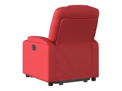 Poltrona| Poltrona Confortável | Poltrona reclinável elevatória elétrica couro artif. SHL137581 Vermelho