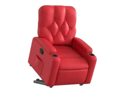 Poltrona Confortável | Poltrona reclinável elevatória couro artificial SHL411485^ Poltrona
