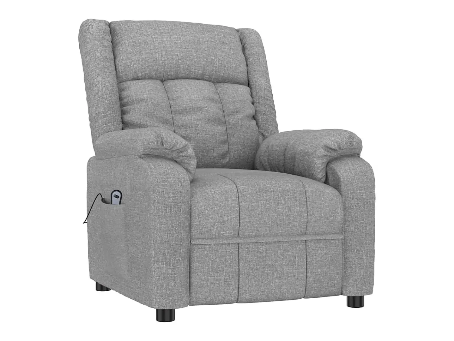 Clearance Poltrona Confortável | Poltrona reclinável elétrica tecido -claro SHL318236 Cinzento