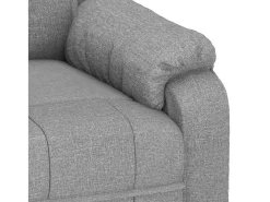 Clearance Poltrona Confortável | Poltrona reclinável elétrica tecido -claro SHL318236 Cinzento