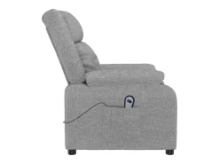 Clearance Poltrona Confortável | Poltrona reclinável elétrica tecido -claro SHL318236 Cinzento