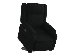 Poltrona| Poltrona Confortável | Poltrona reclinável elevatória tecido SHL608452 Preto