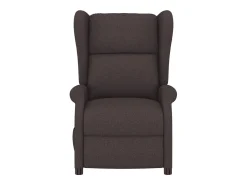Poltrona| Poltrona Confortável | Poltrona reclinável elétrica tecido -escuro SHL231476 Castanho