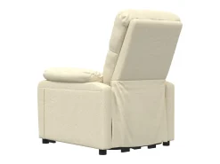 New Poltrona Confortável | Poltrona reclinável elétrica tecido cor SHL267251 Creme