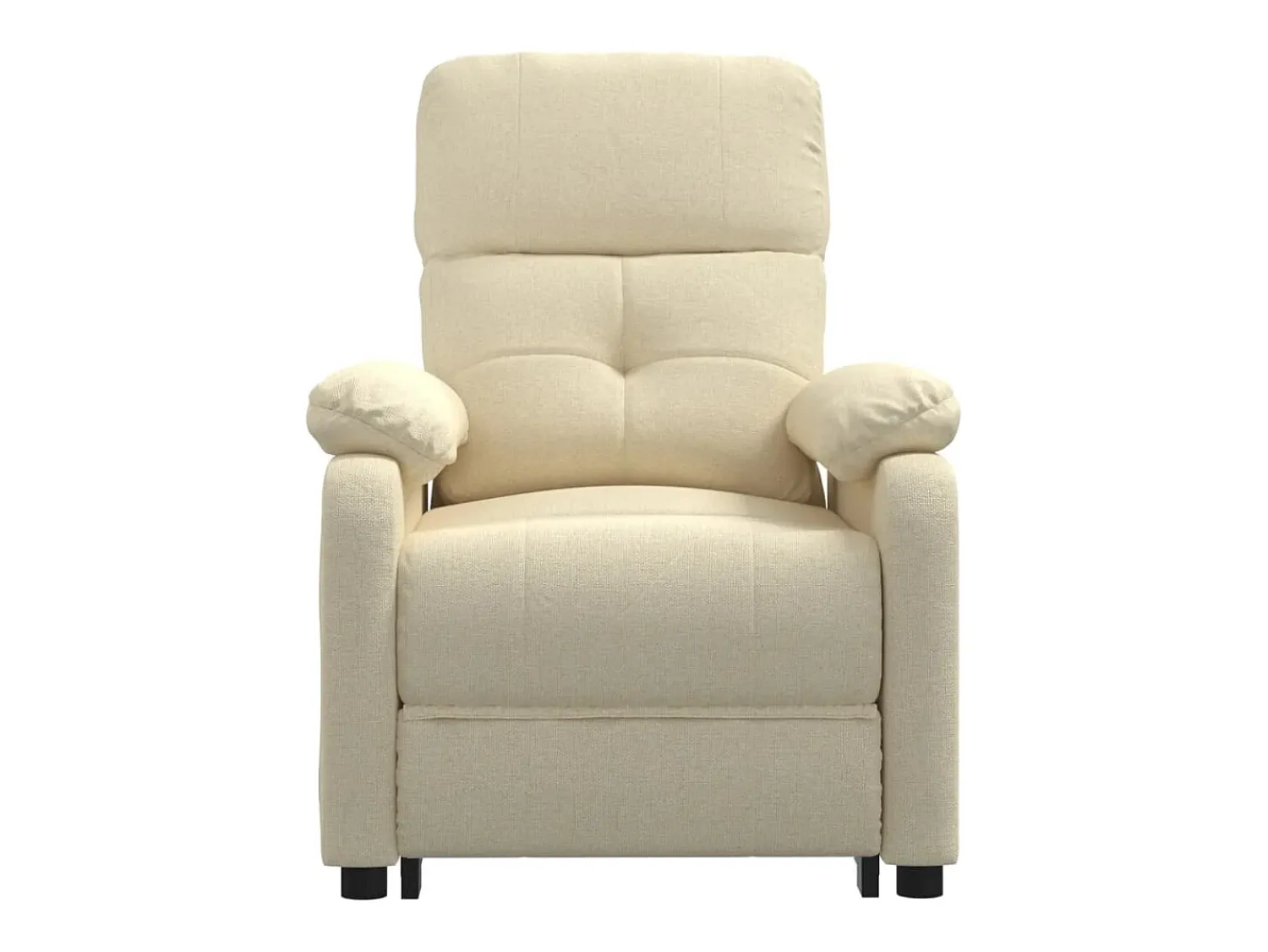 New Poltrona Confortável | Poltrona reclinável elétrica tecido cor SHL267251 Creme