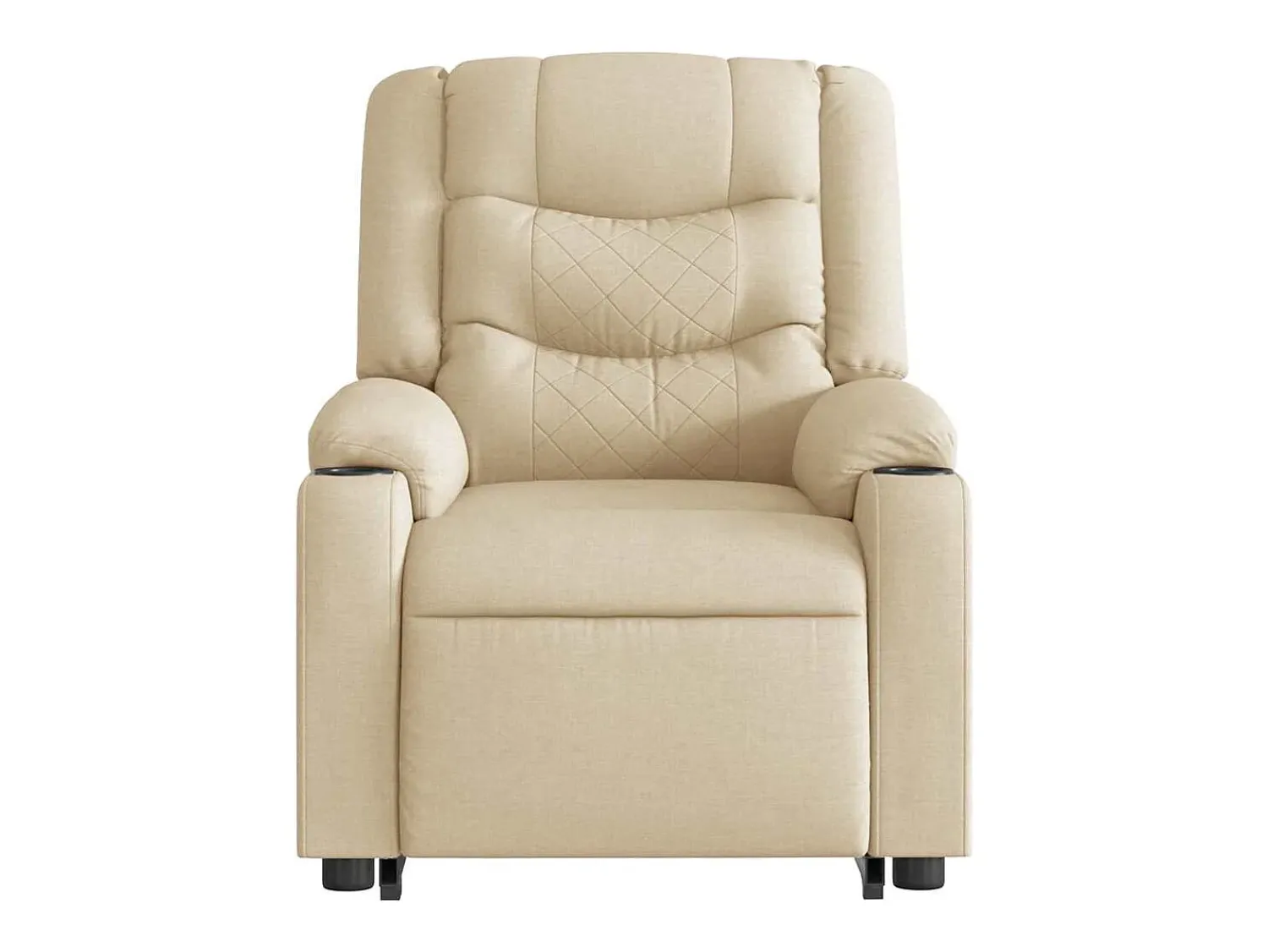 New Poltrona Confortável | Poltrona reclinável elevatória tecido cor SHL418708 Creme