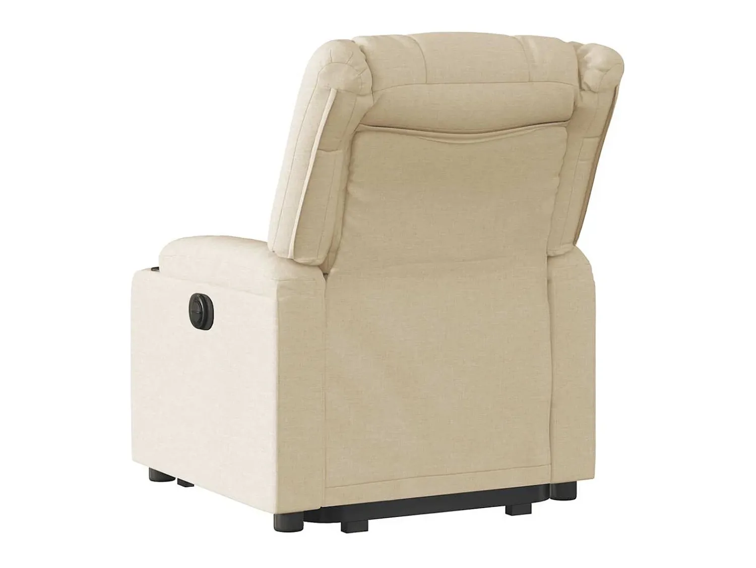 New Poltrona Confortável | Poltrona reclinável elevatória tecido cor SHL418708 Creme