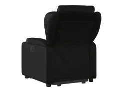 Poltrona| Poltrona Confortável | Poltrona reclinável elevatória couro artificial SHL593401 Preto