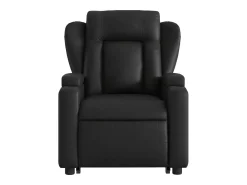 Poltrona| Poltrona Confortável | Poltrona reclinável elevatória couro artificial SHL593401 Preto