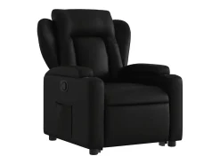 Poltrona| Poltrona Confortável | Poltrona reclinável elevatória couro artificial SHL593401 Preto