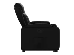 Poltrona| Poltrona Confortável | Poltrona reclinável elevatória couro artificial SHL593401 Preto