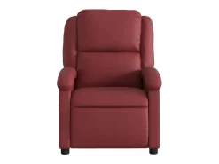 Poltrona Confortável | Poltrona reclinável elétrica couro artificial tinto SHL914856^ Poltrona