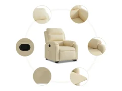 Poltrona Confortável | Poltrona reclinável elevatória tecido cor SHL874197^ Poltrona