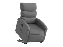 Poltrona* Poltrona Confortável | Poltrona reclinável elevatória elétrica tecido cinzento-escuro SHL822755 Cinza antracite