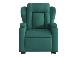 Poltrona* Poltrona Confortável | Poltrona reclinável elevatória tecido verde-escuro SHL320482 Verde pinho