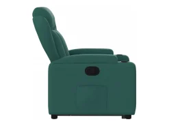 Poltrona* Poltrona Confortável | Poltrona reclinável elevatória tecido verde-escuro SHL320482 Verde pinho