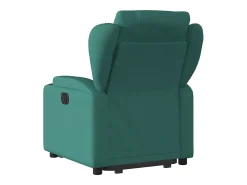 Poltrona* Poltrona Confortável | Poltrona reclinável elevatória tecido verde-escuro SHL320482 Verde pinho