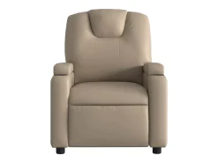 Poltrona* Poltrona Confortável | Poltrona reclinável elétrica couro artificial cor cappuccino SHL987589 Castanho